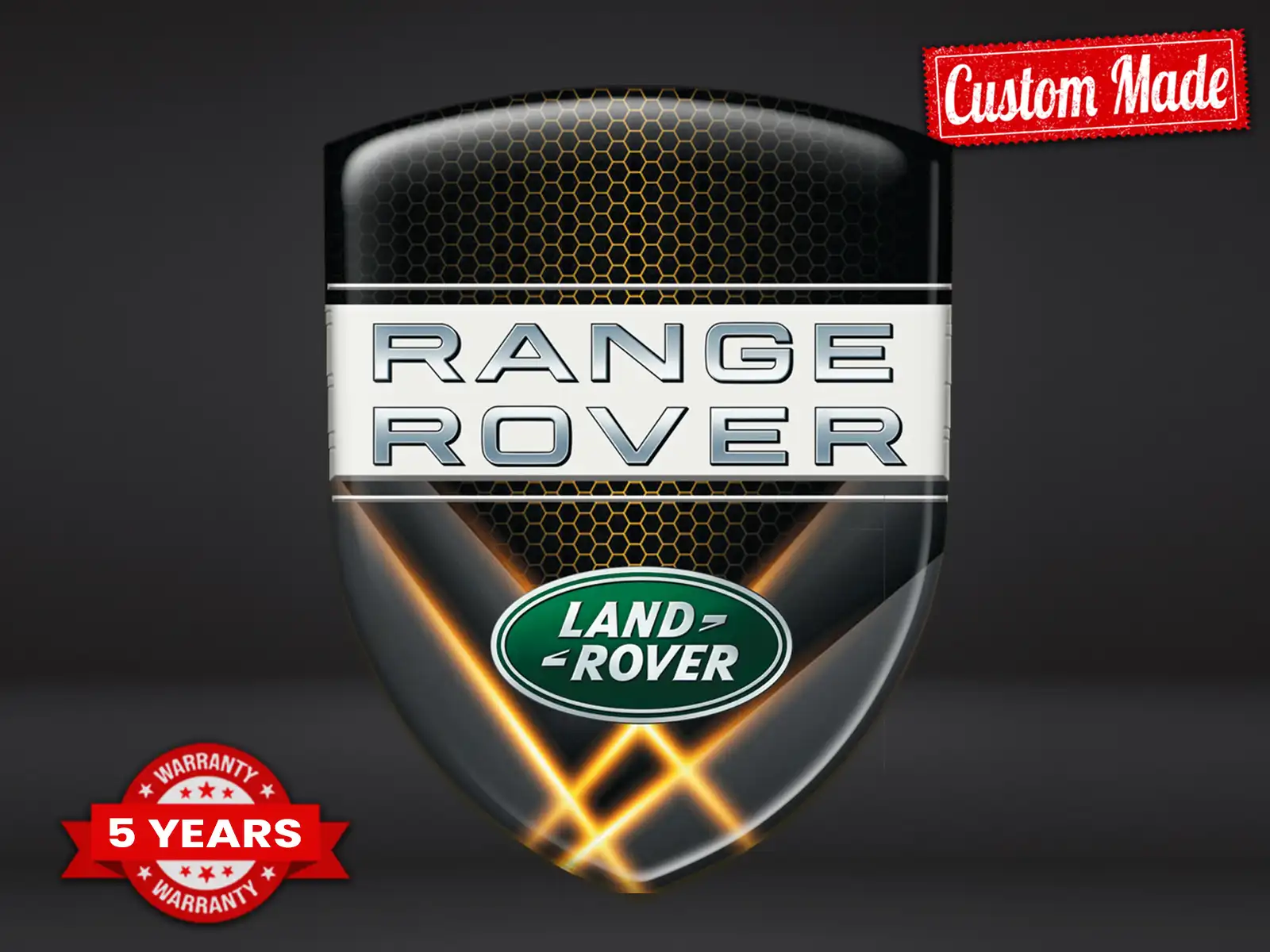 Land Rover Logoaufkleber Pro Max Langlebig Stilvoll Design